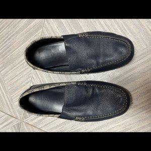 Gucci Navy drivers size 9